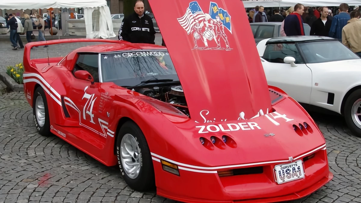 Click to Enlarge-Esc to Close Corvette Generations/C4/C4R Greenwood Race car.webp